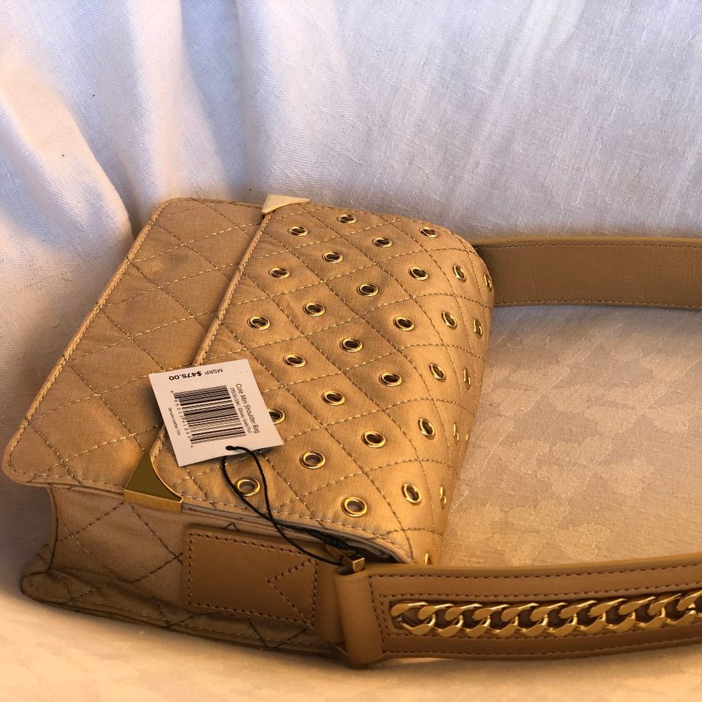 Vera Bradley Cole Mini Shoulder Bag  Glossy Gold F